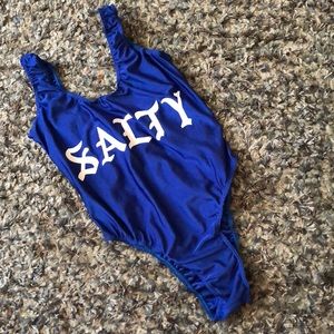 One piece salty bathing suit